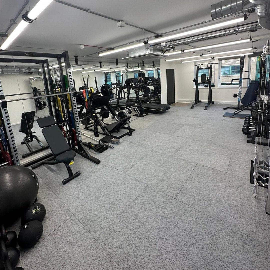 Sprung Konnecta Snowflake Premium Self-Locking Gym Flooring Mat - 20mm  Sprung Gym Flooring