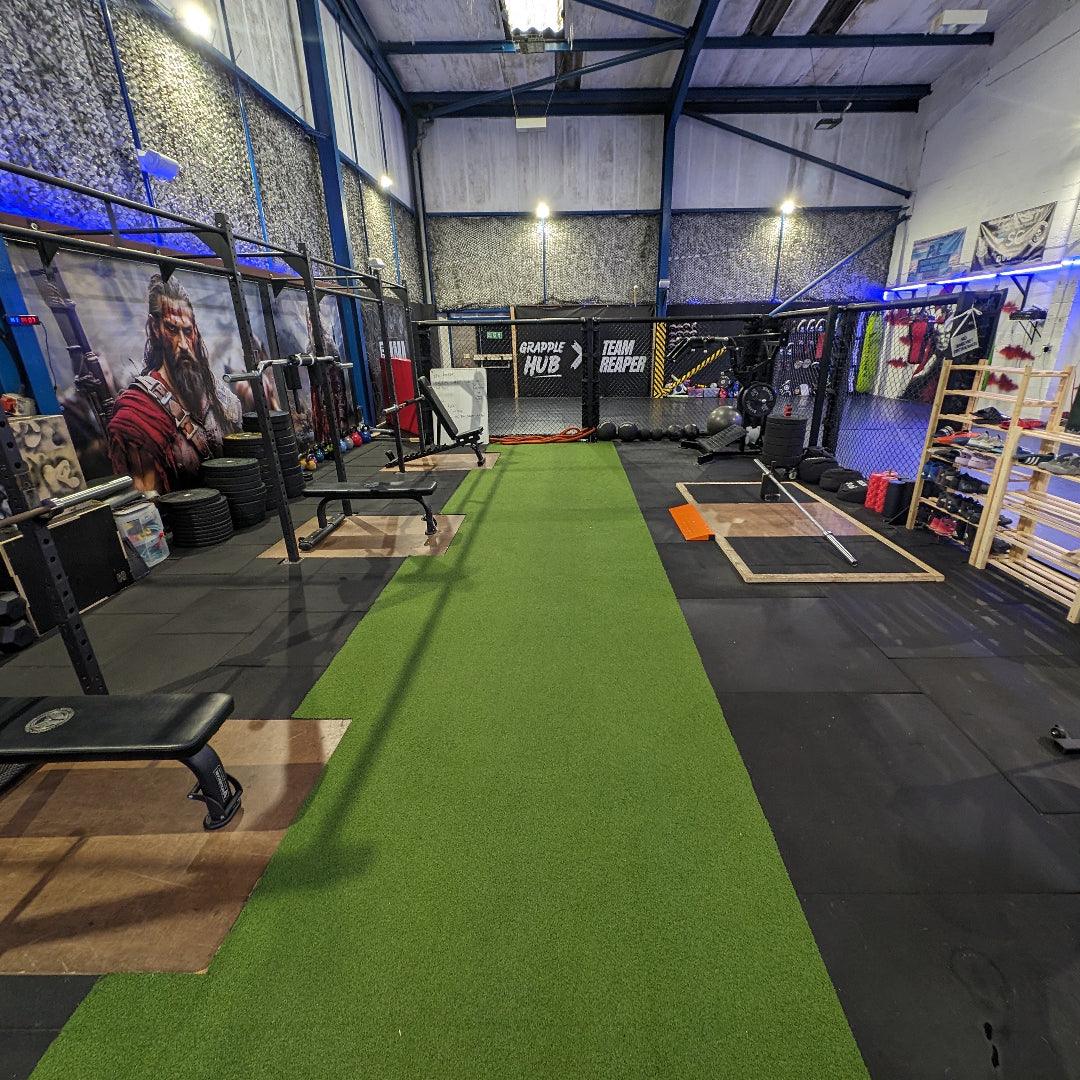 Sprung Plain Colour Uni Indoor Sprint Track - 2m Wide Sprint Track GymFloors