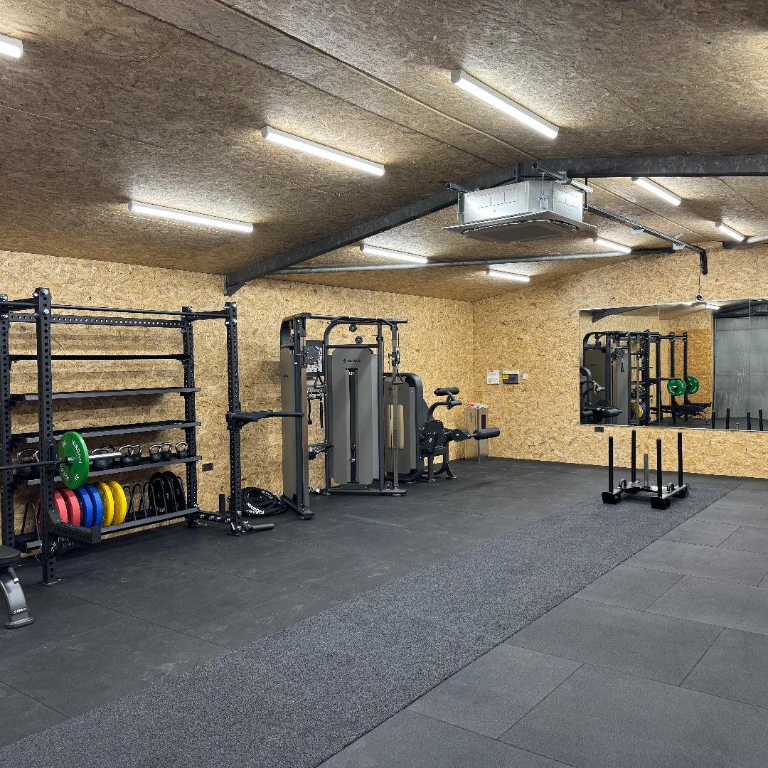 Sprung Plain Colour Uni Indoor Sprint Track - 2m Wide Sprint Track GymFloors