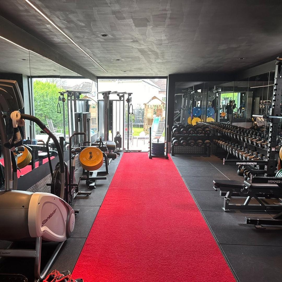 Sprung Plain Colour Uni Indoor Sprint Track - 2m Wide Sprint Track GymFloors