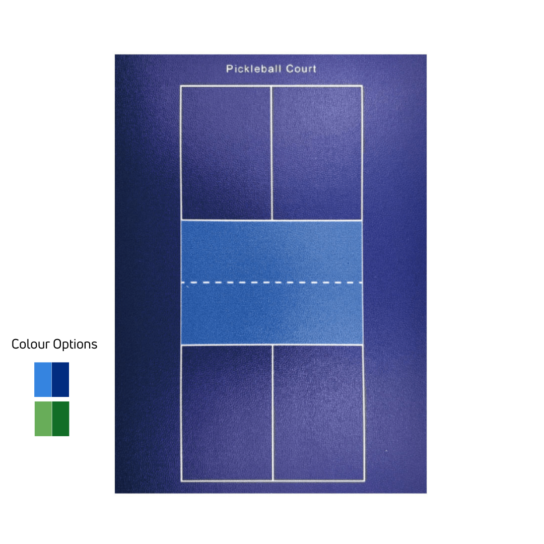 Indoor Rollout Vinyl Pickleball Court (Installation Accessories Included) 9m x 18m