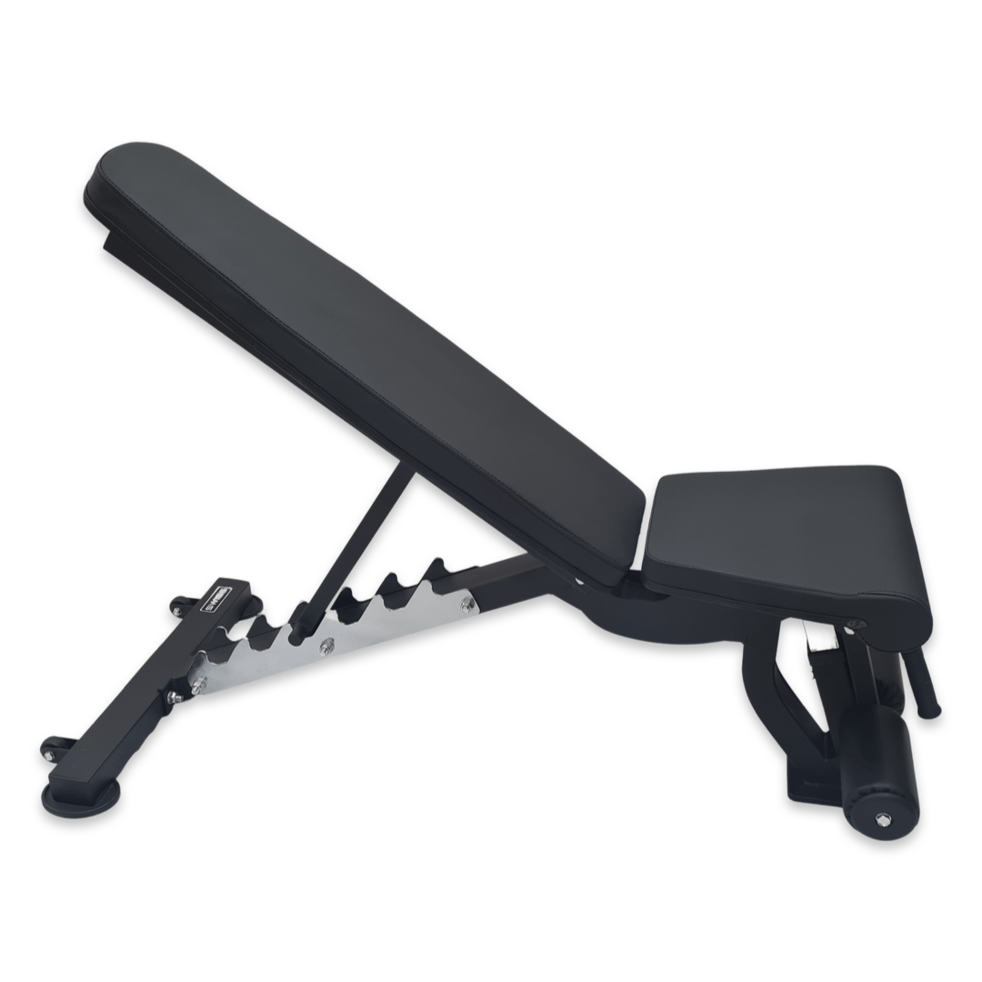 Heavy Duty Adjustable Weight Bench with Leg Support - GymFloors