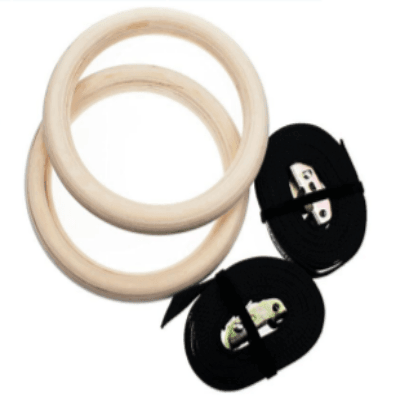 Wooden Gym Rings SuperStrong Fitness