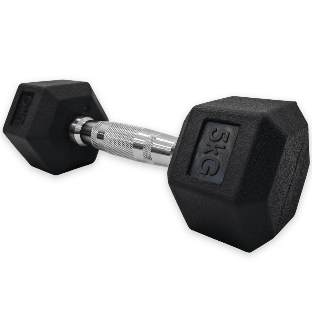 Hex Dumbbells Dumbbells SuperStrong Fitness 5kg Hex Dumbbell Pair