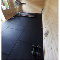 Thumbnail for Sprung CrossFit Heavy Duty Gym Flooring Tile - 30mm - GymFloors