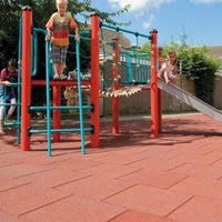 Thumbnail for Outdoor Flooring Rubber Tiles - Patios & Garden - 40 mm - GymFloors