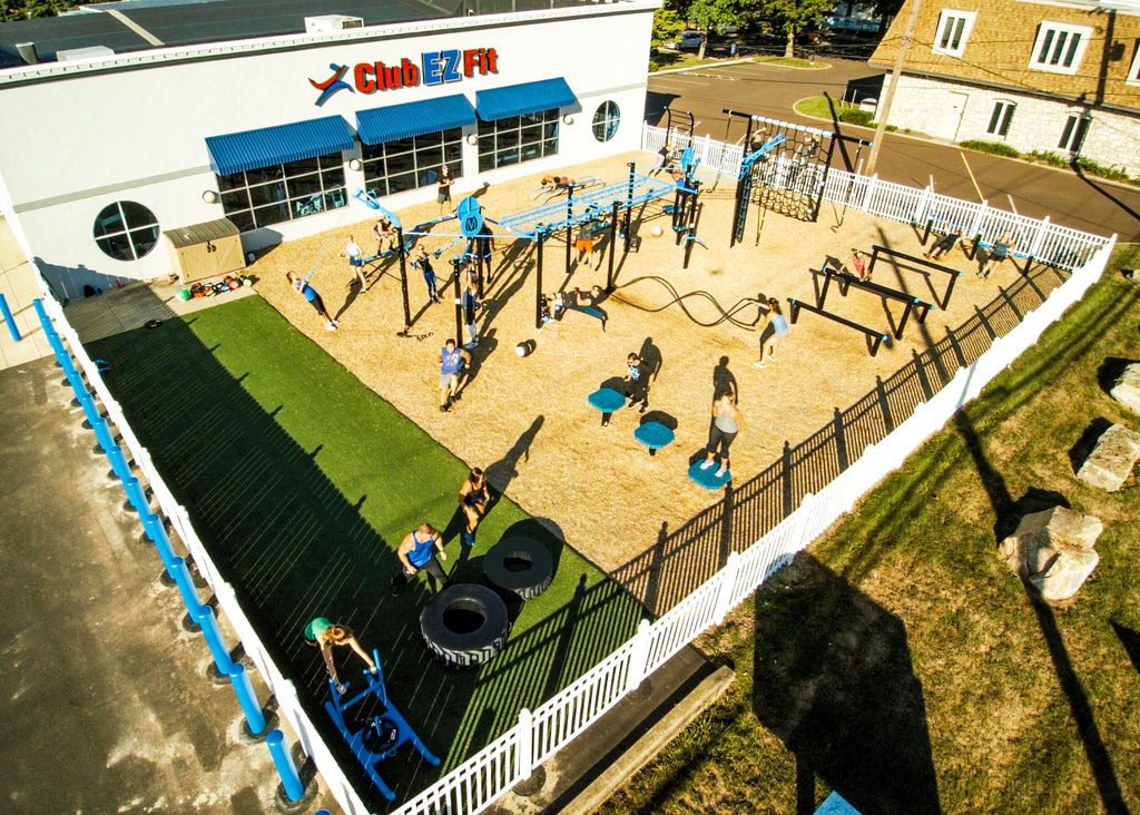 Outdoor Functional Fitness Space with Gym Turf