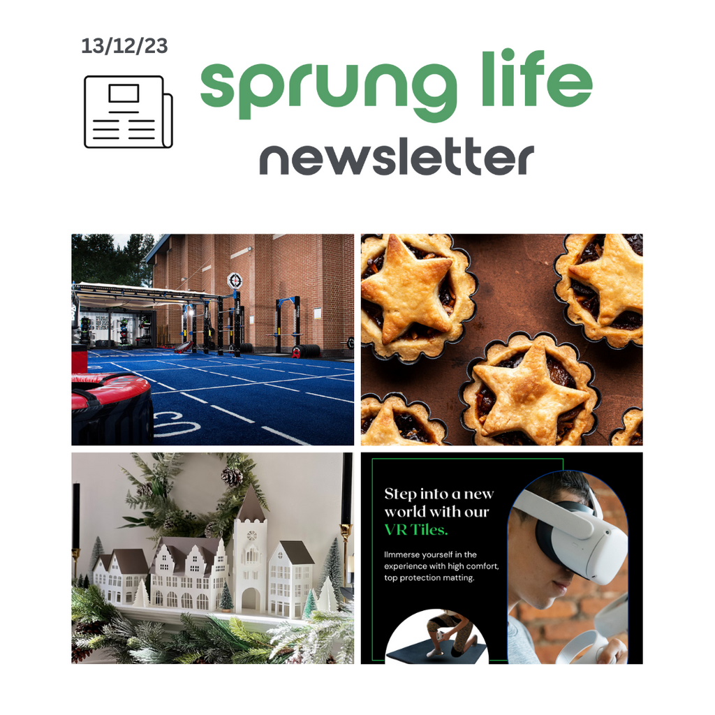 Sprung Life Newsletter - 13th December 2023