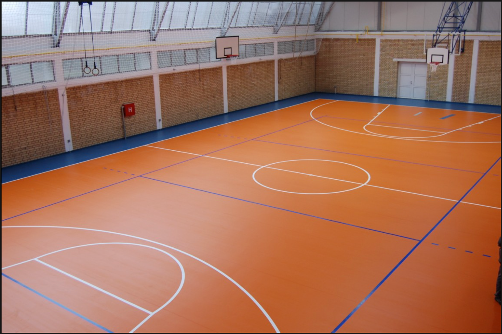 Energising your Basketball Court with Orange Vinyl