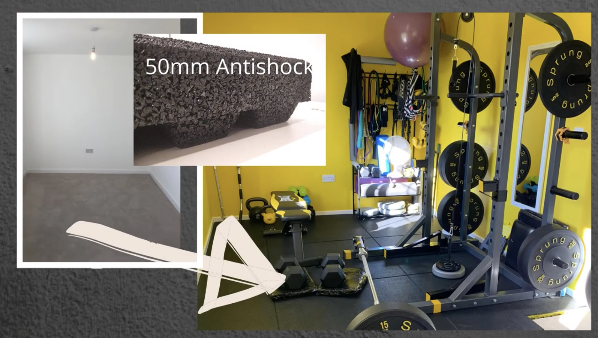 Transforming Your Home Gym: A Case Study in Enhancing Space and Functionality