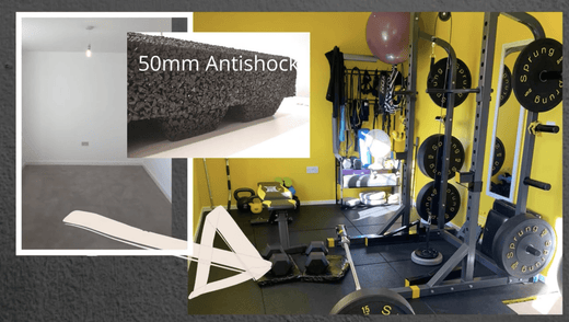 Image of 50mm antishock flooring