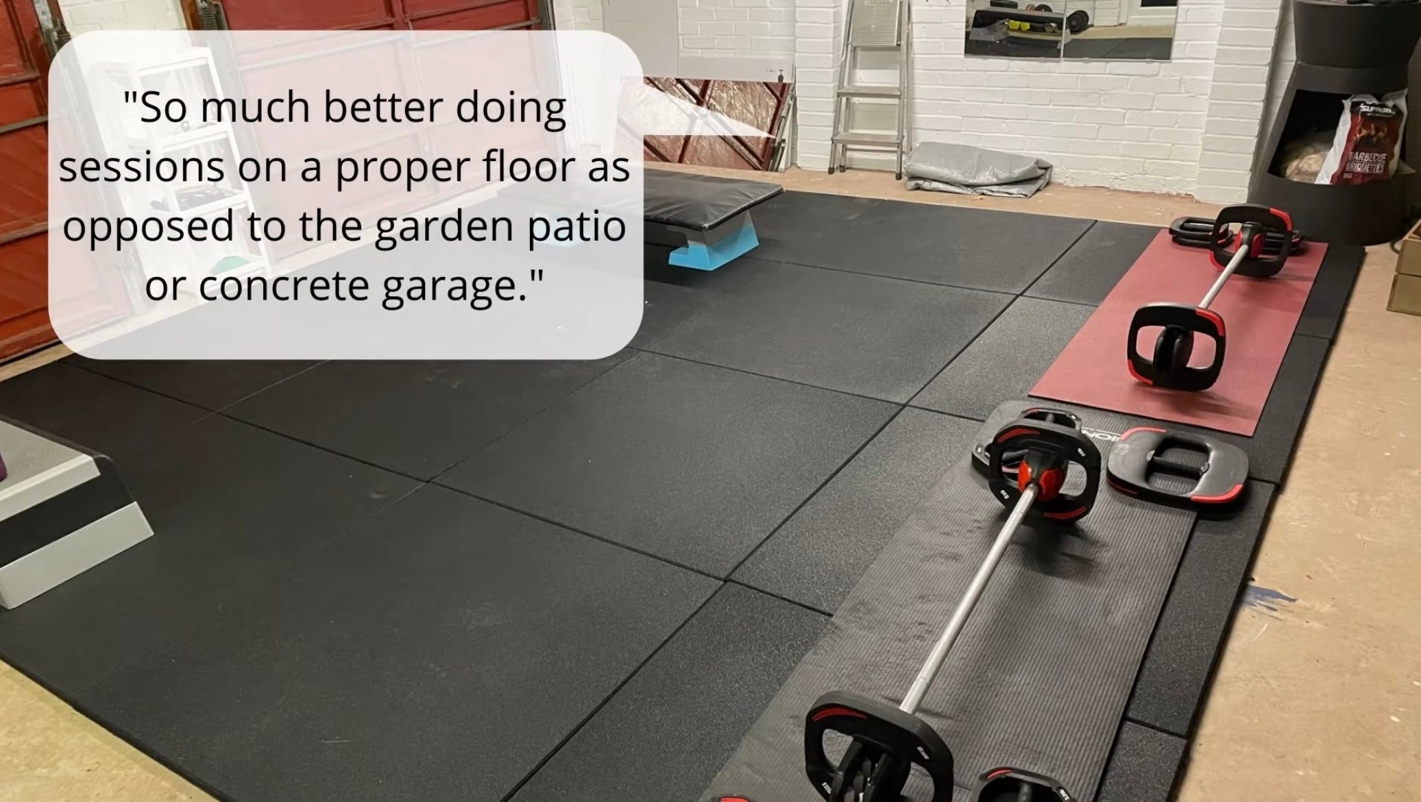 Elevating Home Gyms: Customer Reviews Highlight the Impact of Sprung Rubber Tiles