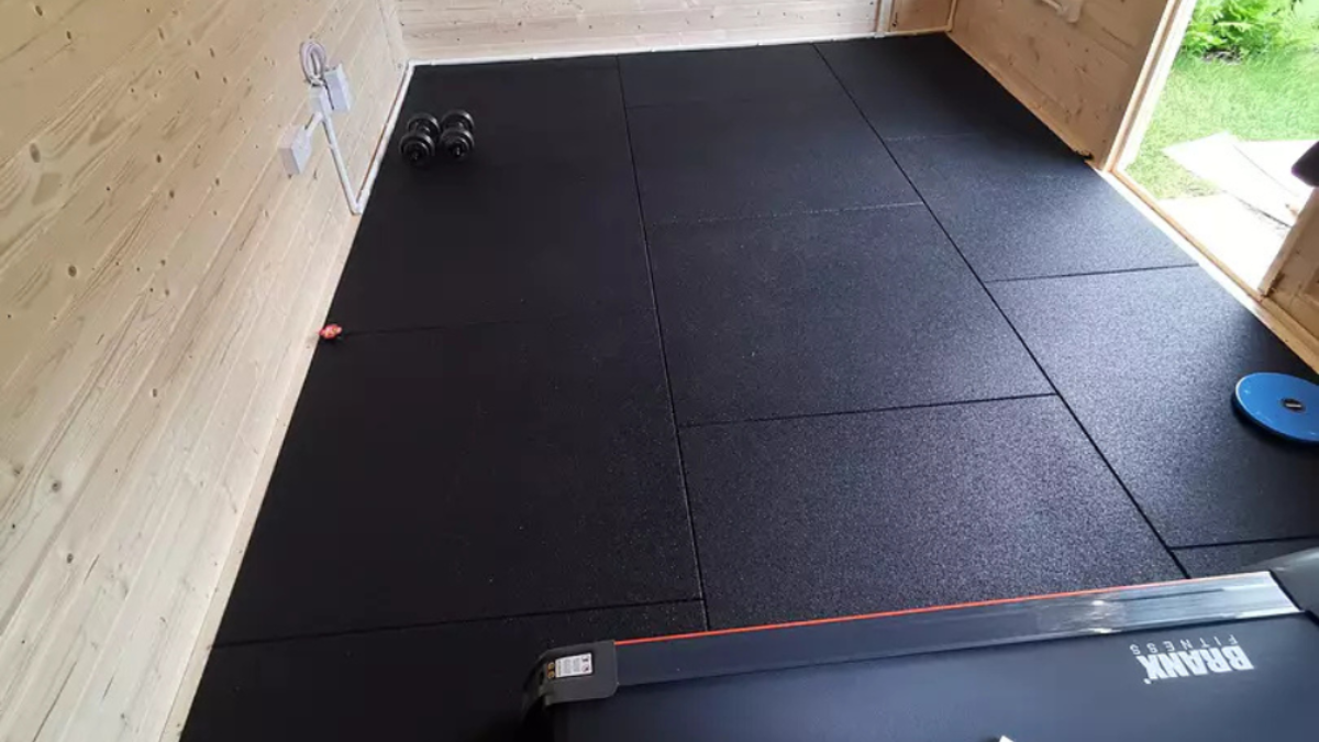 Customer Review: Mike J's Home Gym Upgrade with 20mm Sprung PRO Gym Flooring