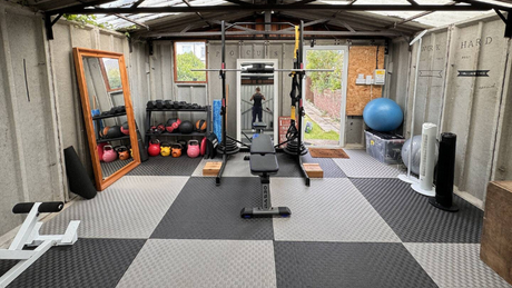 Image of customers completed home gym