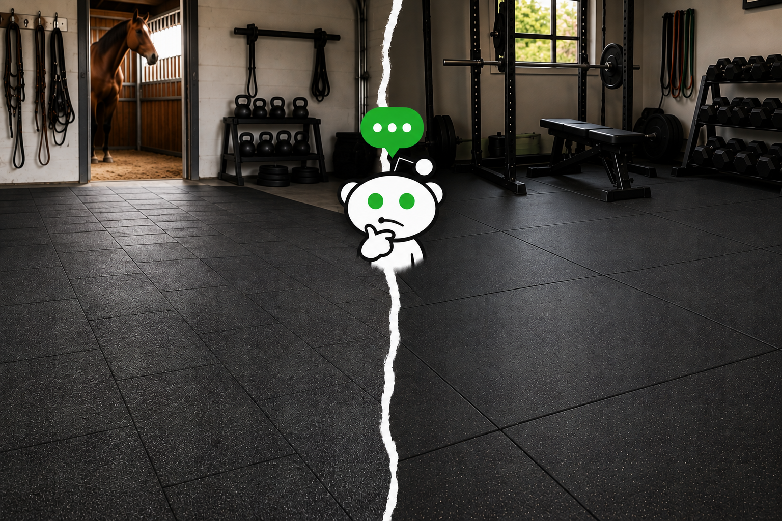 Horse Stall Mats vs Gym Tiles: What Reddit Actually Gets Right