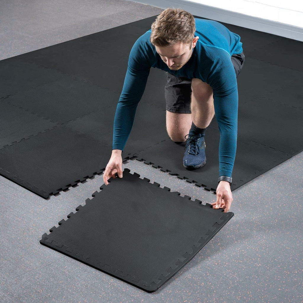 Gym Flooring Mats Puzzle Exercise Mats EVA Foam Interlocking Tiles for Home  Gym Workout en 2023