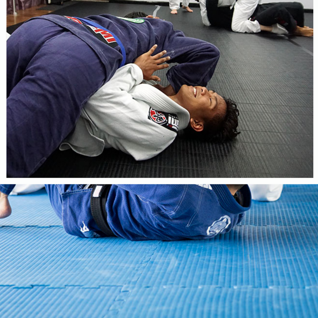 Men Judo Training on Tatami Foam Mats