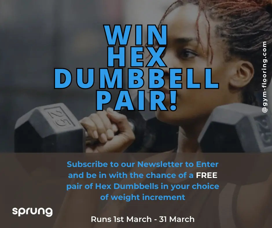 March Giveaway - Win A Premium Hex Dumbbell Pair
