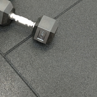 Thumbnail for 30mm Sprung PRO Gym Floor Tile - Rubber Heavy Duty Gym Flooring