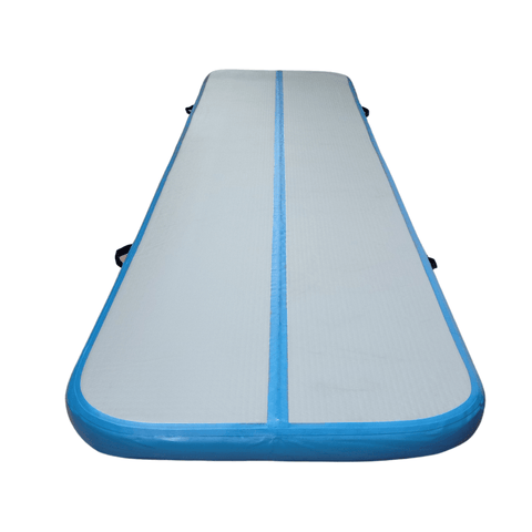 Air Track Inflatable Gymnastics Mat with Pump 400x100cm Blue FREE SHIPPING