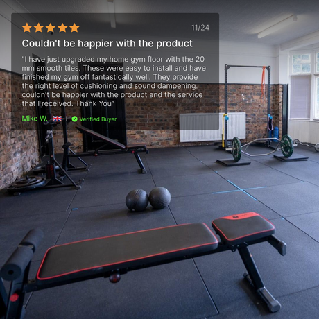 53mm Sprung PRO Rubber Anti-Shock Gym Mats