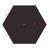 Sprung Konnecta Hextra tile - 20mm - 4 Colours