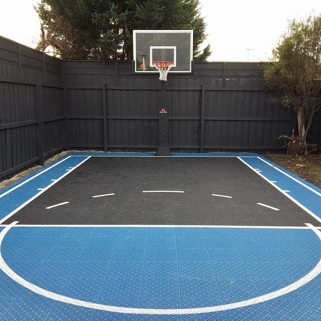 Basketball Court System - Full Court | Includes Court Markings Basketball Court Sprung Gym Flooring   