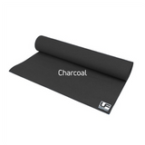 Yoga Mats with Shoulder Strap - 4mm - 5 Colours Sprung Gym Flooring Charcoal