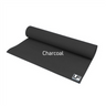 Yoga Mats with Shoulder Strap - 4mm - 5 Colours Sprung Gym Flooring Charcoal