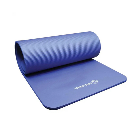 10mm Exercise Mats with Removeable Shoulder Strap Sprung Gym Flooring Blue