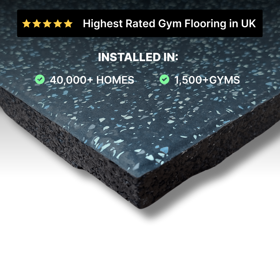 20mm Sprung Seahawk Premium Fleck Rubber Gym Flooring tile