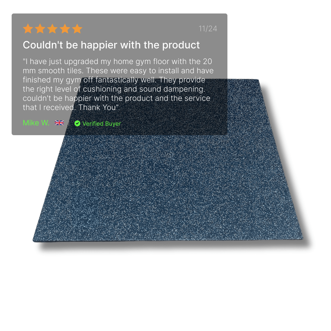 20mm Sprung Seahawk Premium Fleck Rubber Gym Flooring tile