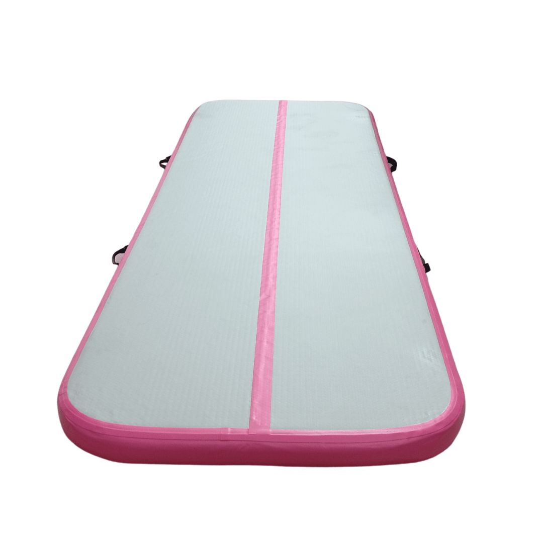 Air track Inflatable Gymnastics Mat with Pump - 300x100cmx10cm - 3 colours FREE SHIPPING Gymnastics Sprung Gym Flooring Pink  