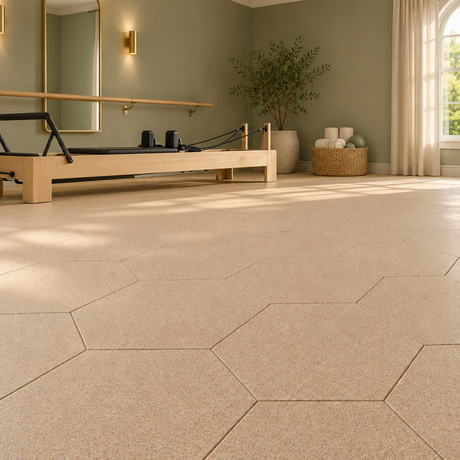 Sprung Konnecta Hextra tile - 20mm - 4 Colours