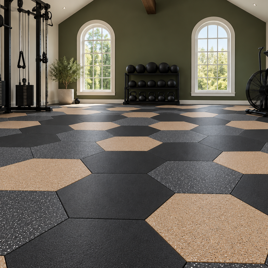 Sprung Konnecta Hextra tile - 20mm - 4 Colours