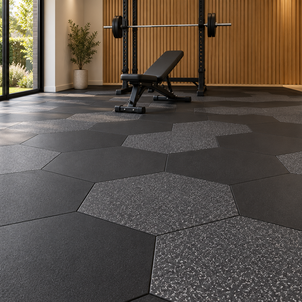 Sprung Konnecta Hextra tile - 20mm - 4 Colours