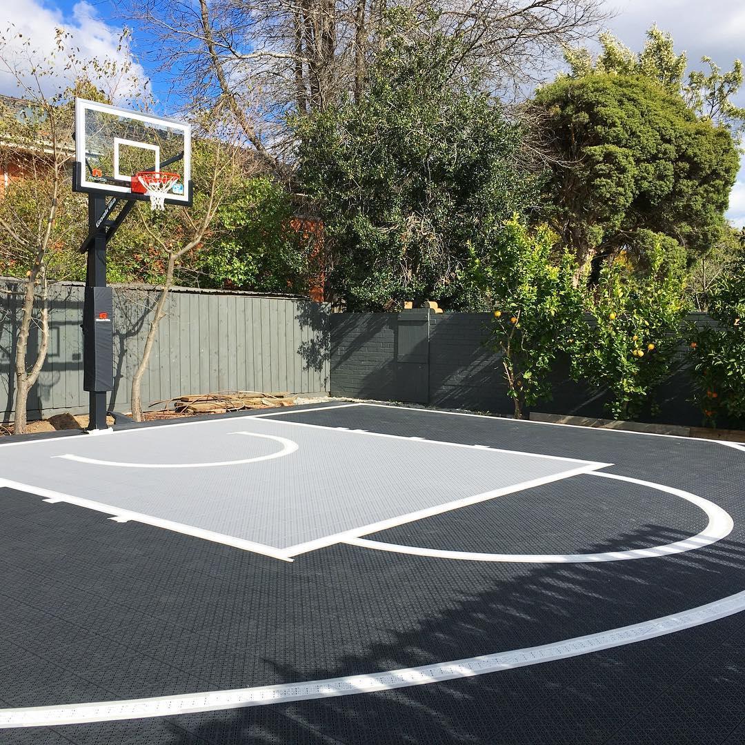 Basketball Court System - Full Court | Includes Court Markings – Sprung ...