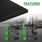 30mm Sprung PRO Anti-Shock Gym Floor Tile