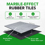 Sprung Konnecta Marble Effect Premium Gym Flooring Mats - 20mm