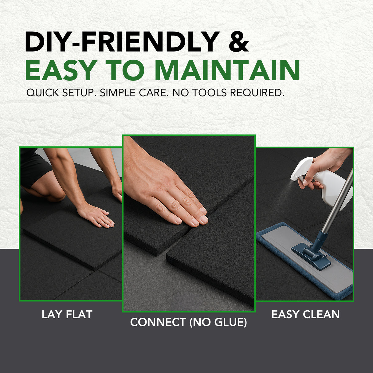 20mm Rubber PRO Gym Flooring | Heavy-Duty, Smooth Top Surface  – UK’s Highest Rated