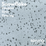 Sprung Konnecta Snowflake Premium Self-Locking Gym Flooring Mat - 20mm