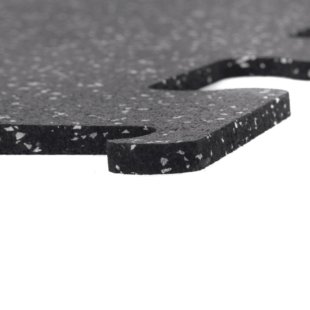 Grey Flecked Puzzle Interlocking Gym Flooring Jigsaw Mats - 3 Thickness Options GYM FLOORING Sprung Gym Flooring