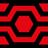 [The Designer Collection] Hexy Numbered Sprint Tracks/Sled Tracks| Gym Turf - 8 Custom Designs - 3 Sizes  Sprung Gym Flooring 10m Hot Red & Black 
