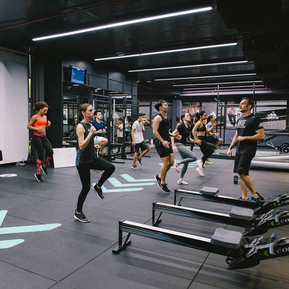 workout class at the gym