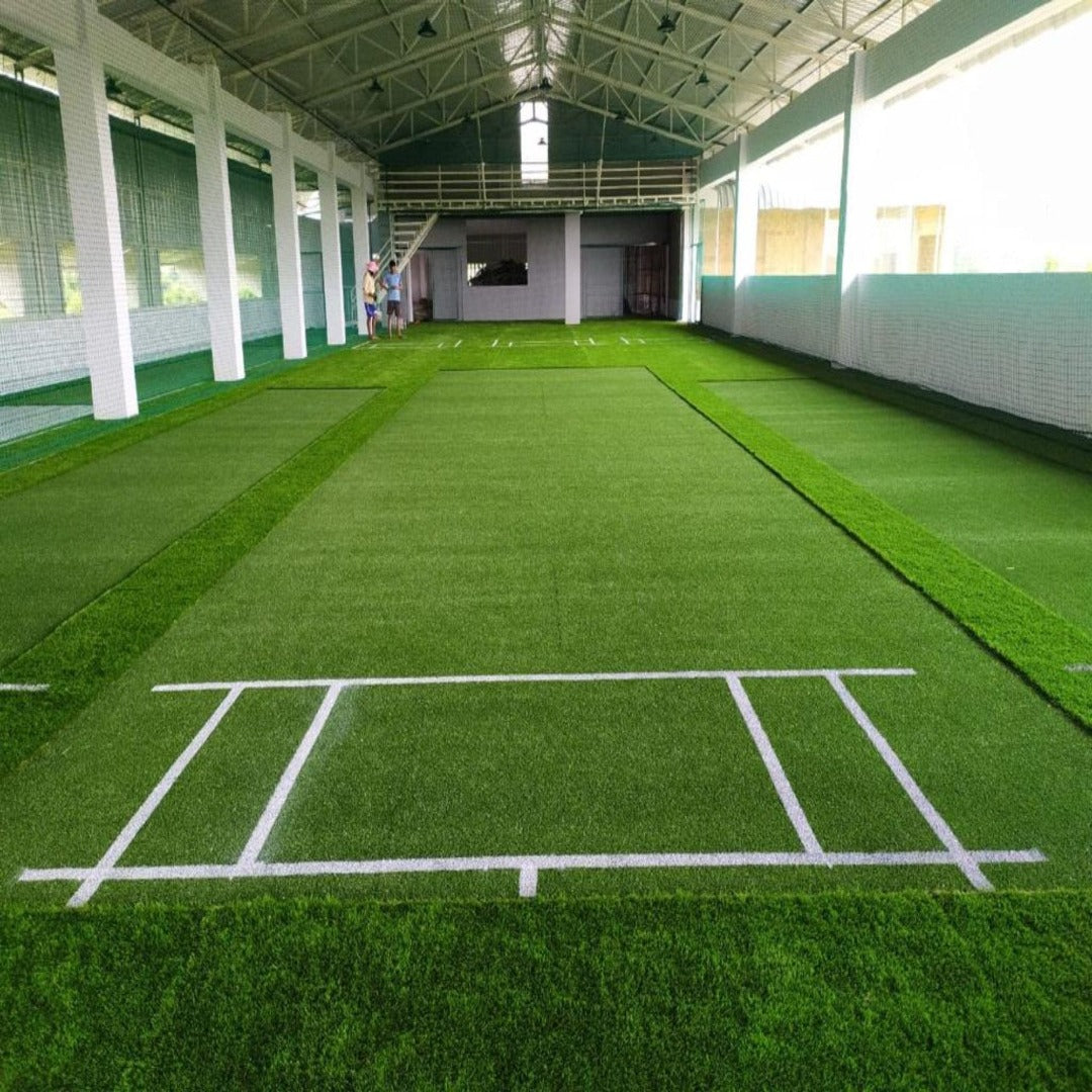 The OMG PVC cricket pitch surface matting tiles are a new all surface  cricket pitch for use on surfaces such as grass or sand. Id…