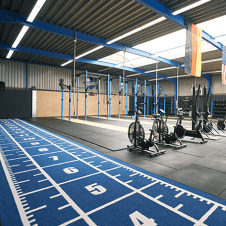 Sprung Premium Sprint Track with Full Markings (1.33m Wide) sprint track GymFloors   