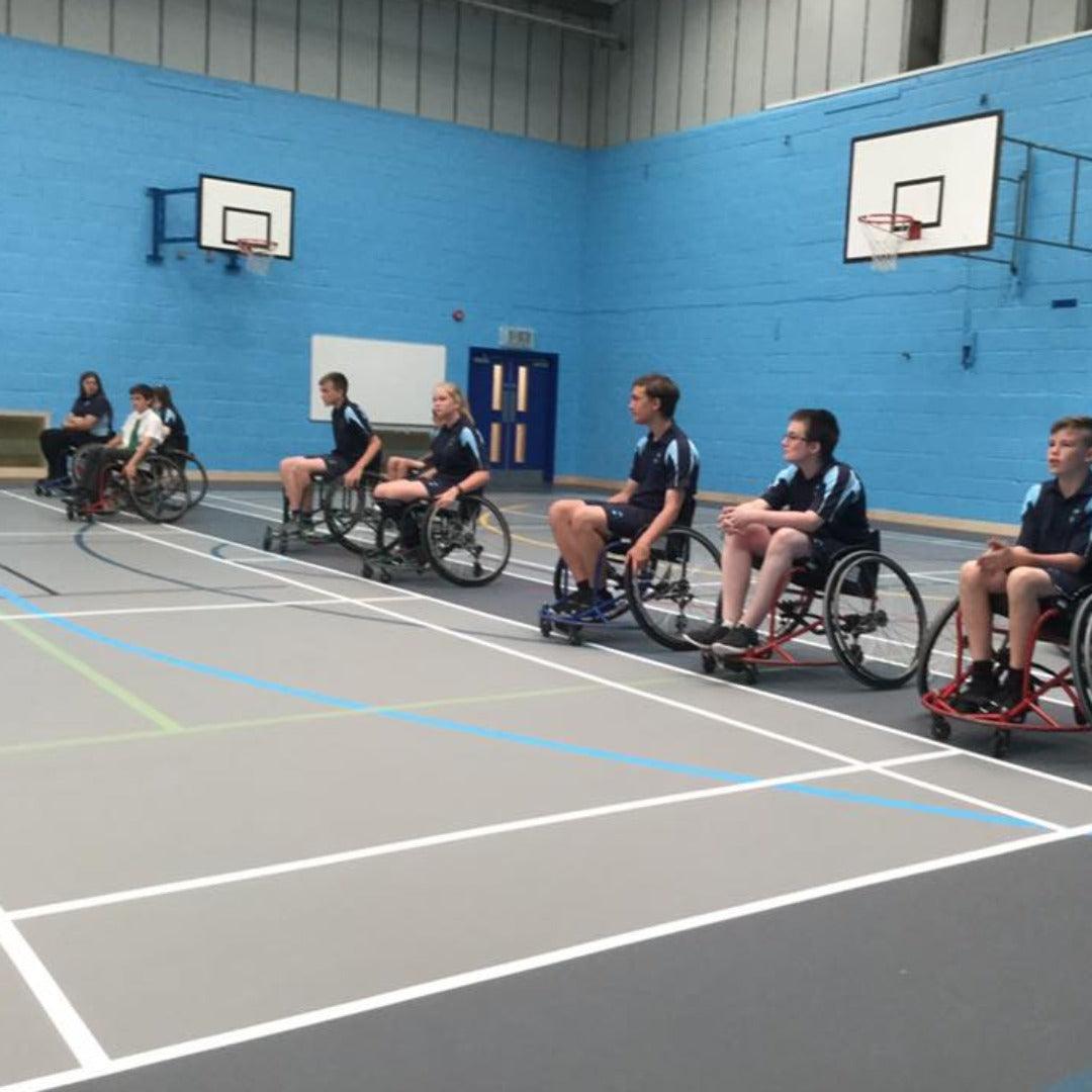 Vinyl Sports Flooring Wheelchair Sports Sprung Gym Flooring