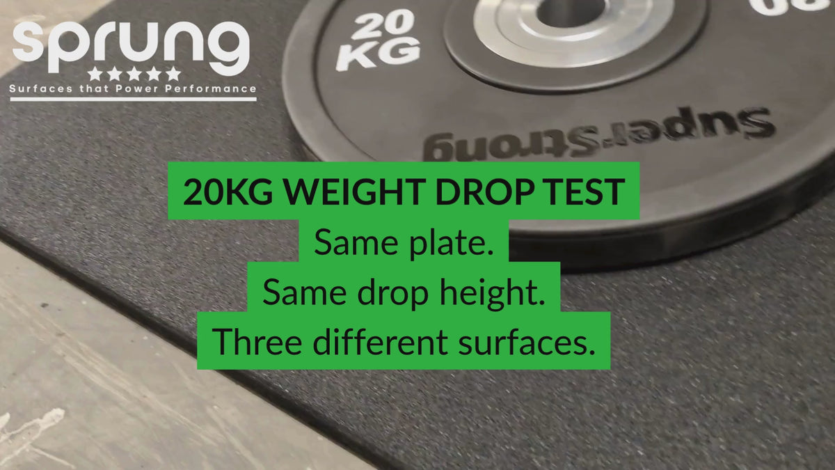 20mm PRO Rubber Gym Flooring Tiles – Smooth Top Surface - UK's Top Rated