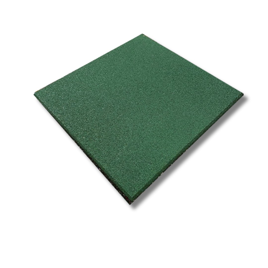 20mm Sprung PRO Green Coloured Gym Tiles