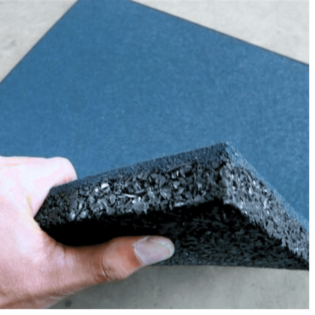 20mm Sprung PRO Blue Coloured Gym Tiles